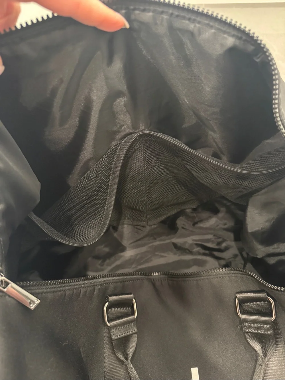 Alo Black Weekender Duffle Bag